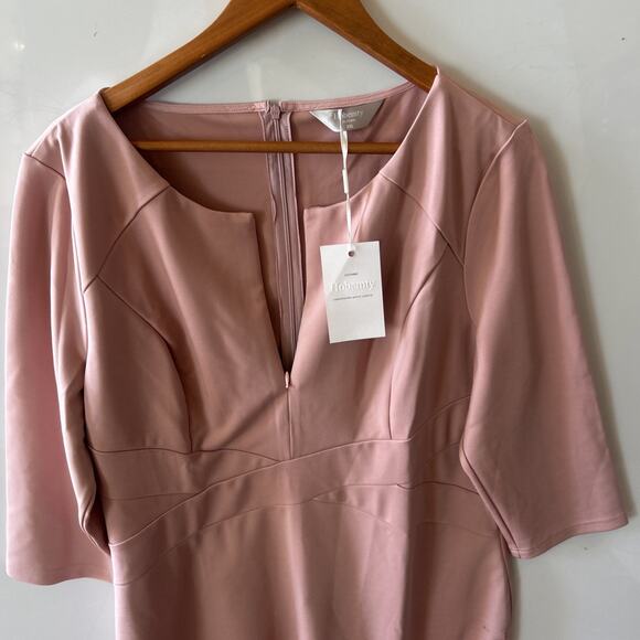 Hobemty Pink Extra Large Dress NWT - Pencil Skirt - Sophisticated- New! - Picture 7 of 16